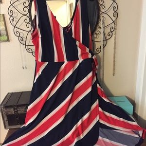 Express wrap dress size large